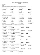 The 1st written 45-minute english test English 6 (Bản mới)